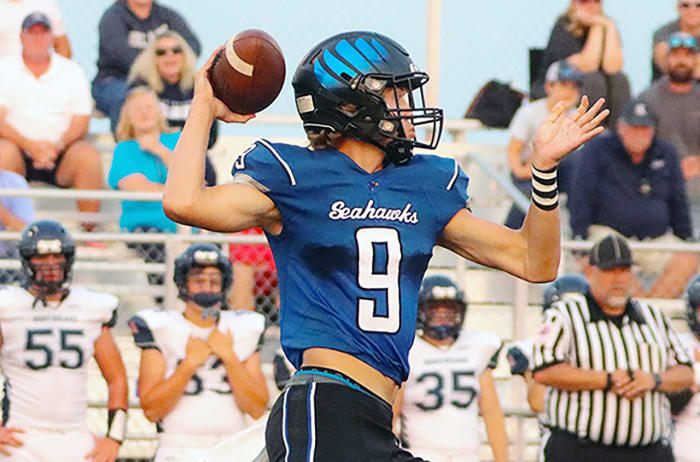 After surpassing the 1,000-yard mark in passing, rushing and receiving in his high school football career at Stephen Decatur, which culminated in a Class 2A football state championship in the fall, Brycen Coleman scored his 1,000 career point in basketball this week. He became the first athlete in Maryland public high school sports history to hit all of those milestones.